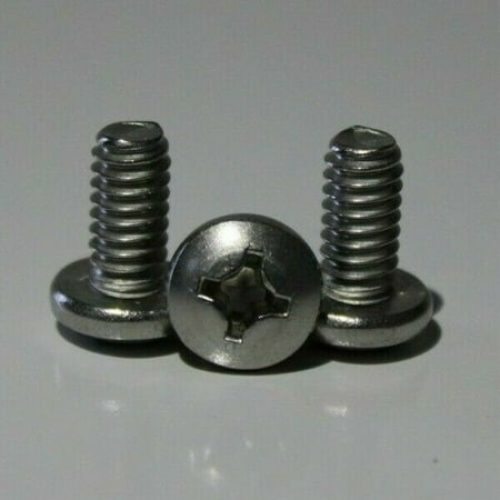 

1/4 -20 Phillips Pan head Machine screws Stainless steel 18-8 (1/2in. 5)