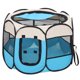 thumbnail image 1 of Parque infantil portátil, plegable e impermeable para mascotas, con malla transpirable Oxford., 1 of 7
