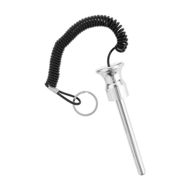 facefd Magnetic Weight Stack Pin with Pull Rope Replacement Parts 10x105mm Silver