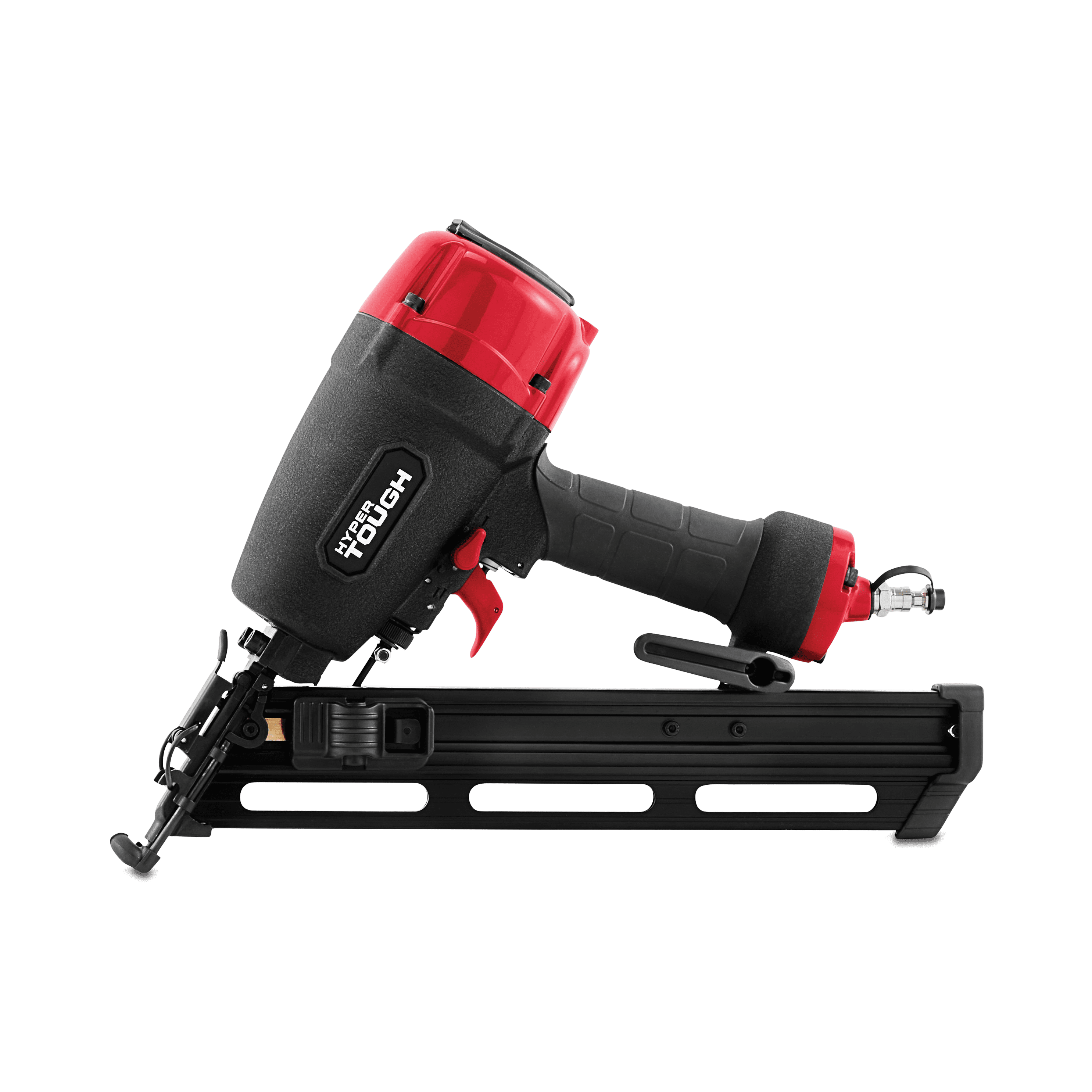 Hyper Tough 15 Gauge Pneumatic Angle Finish Nailer, Angled Finish Nail Gun