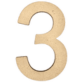 thumbnail image 1 of 16" Tall MDF Number 3| 1/8" Thick | Krafty Supply Letters | Arial | Wooden Letter, 1 of 4
