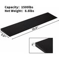 thumbnail image 2 of 1'' Rise Solid Rubber Wheelchair Ramp,Threshold Ramp Used for Thresholds,Doorways and Bathroom (High:1 Inch(Pack of 1)) Black, 2 of 10