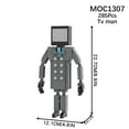 thumbnail image 4 of Amyove Skibidi Toilet Building Blocks Cartoon Game Character Building Bricks For Kids Birthday Gifts Fans Collection, 4 of 9