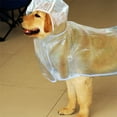 thumbnail image 6 of Outdoor Transparent Clear Dog Rain Coat PVC Pet Rain Suit Puppy Jacket L, 6 of 7