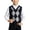 Navy, variant on Boys Knit Sweater Vest with Argyle Pattern, 100% Cotton Breathable V Neck Lightweight Preppy Sleeveless Pullover Waistcoat for School Navy Size 14-15