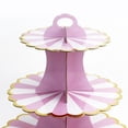 thumbnail image 3 of Soporte de cupcakes de cartón de 3 niveles, pastel, pastelería, macarrón, Yuyangstore Soporte para cupcakes de 3 niveles, 3 of 4