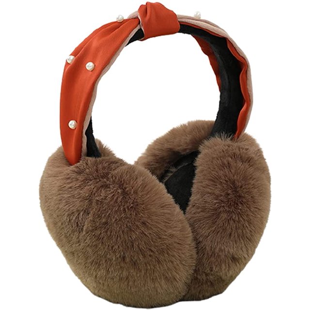 LinYooLi Cache-Oreilles Chauds en Fourrure pour Femmes Filles, Cache-Oreilles en Fausse Fourrure pour Usage Extérieur