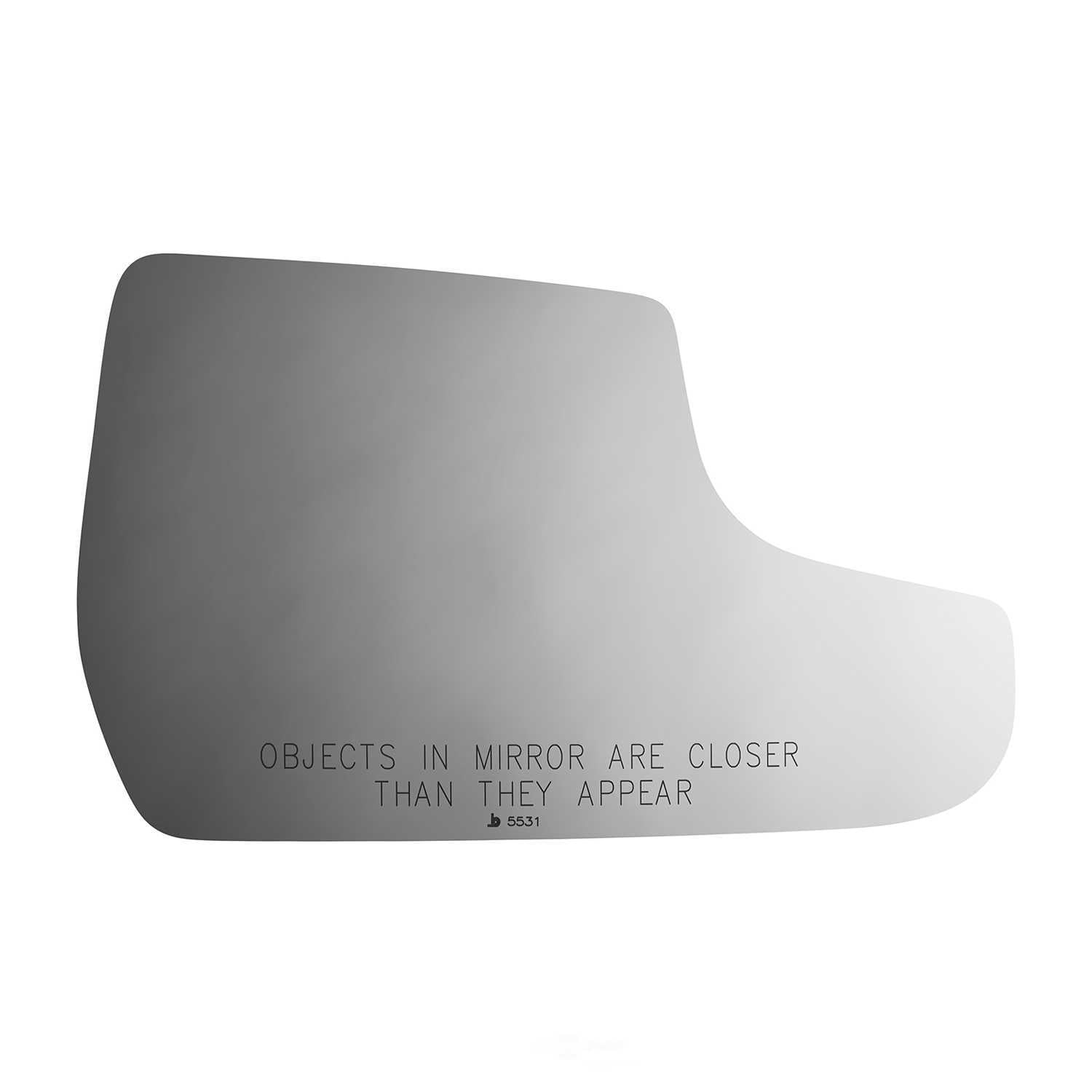 Burco Side View Mirror Replacement Glass - Clear Glass - 5531