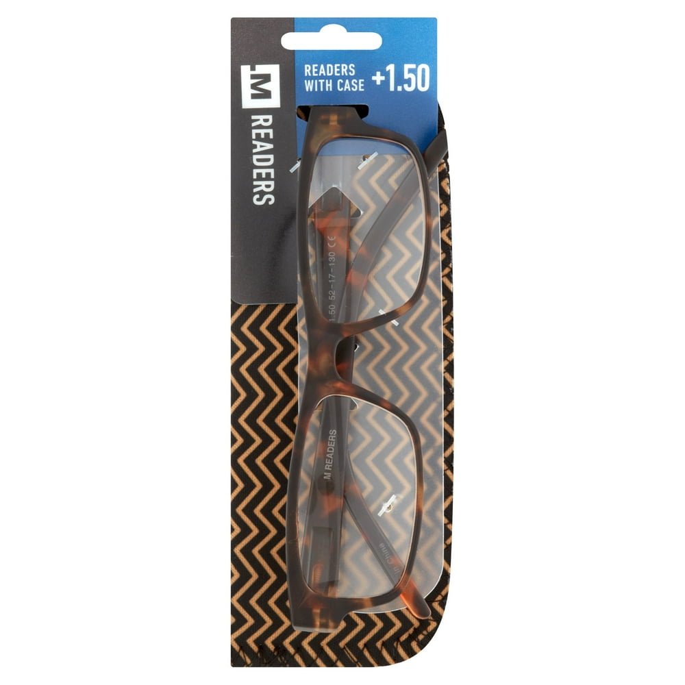 M Readers +1.50 Readers with Case