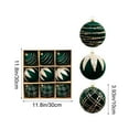 thumbnail image 3 of Large Flocked Rhinestone Christmas Ornaments Set, Big Christmas Ball Decorations for Tree and Home, Festive Ornament Covers for Holiday Celebrations, Perfect for Christmas Gifts and Decor, 3 of 6