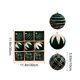 thumbnail image 3 of Adornos navideños de 10 cm, 9 unidades, en caja, bolas flocadas, para árbol de Navidad, decoración, regalo, 3 of 6