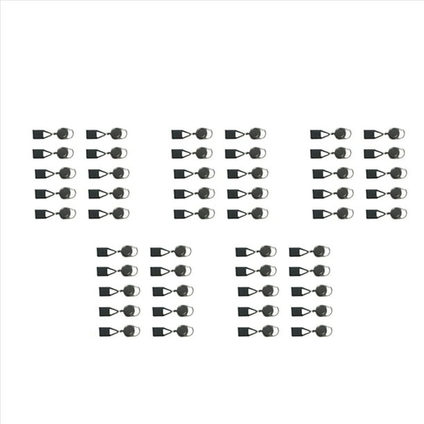 50 Piezas de Silicona Encendedor Soporte Clip Encendedor Cubierta Protectora Accesorios para Fumar con RetráCtil
