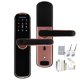 thumbnail image 1 of Tarjeta de cerradura de puerta digital para TUYA Tarjeta IC con contraseña de huella digital antirrobo Oro rosa para oficina plana, 1 of 10