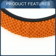 thumbnail image 5 of Unique Bargains Steering Wheel Cover 14.6"-15" Car Steering Wheel Cover Viscose Fiber Orange 1 Pc, 5 of 6