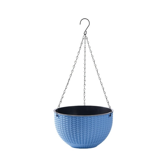Space Saving Resin Flower Pots Hanging Planter Basket For Vine Ferns Modern Indoor Balcony Gardening Accessories