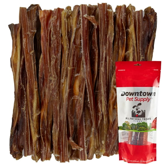 Downtown Pet Supply Bully Sticks for Small Dogs Rawhide Free Dog Chews 0.5 lbs