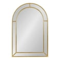 thumbnail image 3 of Kate and Laurel Fairbrook Transitional Arched Wall Mirror, 20 x 30, Gold, Sophisticated Glam Mirror Decor for Wall, 3 of 7