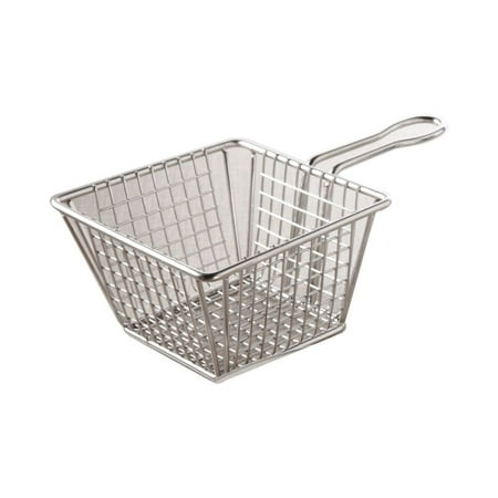 American Metalcraft Rectangular Basket - American Metalcraft MSQBSKT S/S 5