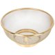 thumbnail image 3 of Stainless Steel Fine Mesh Colander Strainer Bowl for Rice Washing, Food Draining, Sifting, Filtering, and Steaming – Essential Kitchen Tool, Gold, 3 of 5