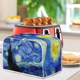 thumbnail image 4 of Wood Sunflower Print Toaster Cover Appliance 2 Slice, Bread Toaster Cover Bakeware Protector, Dust and Fingerprint Protection, 4 of 14