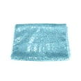 thumbnail image 2 of Blueek Shiny Glitter Rectangular Tablecloth for Wedding Parties - Polyester Nylon, Multiple Colors, 47x71 Inches, Ideal Banquet Decor(Sky Blue,3.9x5.9ft), 2 of 6