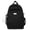 Black, variant on Large Capacity Waterproof Casual Backpack for Students Solid Color Camping Travel Bag for Outdoor Sports Purple One Size