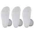 thumbnail image 3 of Diabetic Socks Men's & Women Crew Style Physicians Approved Socks, 3 Pairs, Size 10-13 (White), 3 of 5