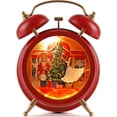 thumbnail image 2 of Lighted Christmas Snow Globe Lantern, Alarm Clock Snow Globe 6H Timer Musical Christmas Lantern, USB/Battery Operated Christmas Decorations Indoor (Santa Claus), 2 of 7