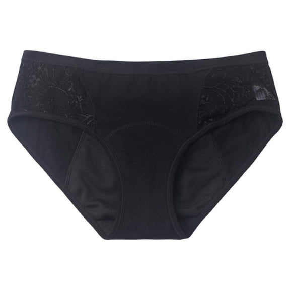 Lxkfashion Period Underwear for Women Heavy Flow Leakproof Menstrual Panties Postpartum Hipster Briefs, L