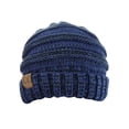 thumbnail image 3 of NYFASHION101 Exclusive Oversized Baggy Slouchy Thick Winter Beanie Hat - Navy Mix, 3 of 4