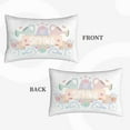 thumbnail image 4 of YFYANG Super Soft Rectangular Plush Cushion Cover (Without Pillow Insert), Spring Flower Bike Comfort and Non-Pilling Hidden Zip Bedroom Sofa Pillowcases, 20"x30", 4 of 9