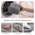 thumbnail image 4 of Nalqet 27.6×59.06 inch Plush Sofa Slipcovers for 2 Cushion Couches – Washable Fuzzy Non Slip Furniture Protector Couch Cover for Pets and Dogs Cats, Dark Grey, 4 of 8