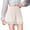 color-L, variant on Womens Lace Trim Half Slip Shorts Safety Pants Elastic Waist Wide Leg Bloomers Shorts Underwear for Under Dresses Skirts