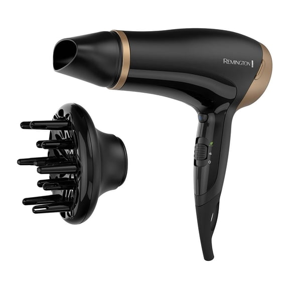 Secadora para Cabello Remington Macadamia Shimmer para Control Frizz Negro