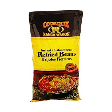Cookquik Dehy Refried Smooth Pinto, 30 oz
