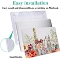 thumbnail image 4 of Compatible avec MacBook Air 13 Pouces Étui A1466 A1369 Ancienne Version 2010-2017, Coque Rigide Motif Plastique & Protection Clavier pour Mac Air 13.3 Pouces, Fleurs, 4 of 7
