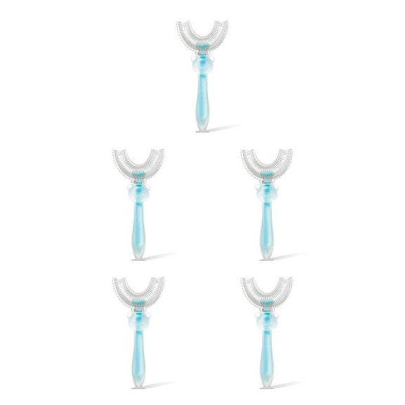 Naiovety Cepillo de en forma de U para bebés de silicona Cuidado de la boca para niños Limpieza de de mano de 360 ​​​​grados Type2 NO2 Naiovety CBP077590