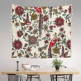 thumbnail image 2 of Yiaed Dark Enchanted Flowers And Birds Print Tapestry for Bedroom,Tapestry Wall Tapestries, Tapestry Aesthetic for Living Room Dorm Room 51" X 60", 2 of 6