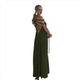 thumbnail image 3 of Vestido de Fiesta con Cuello Halter y Nudo de Cuerda para Mujer (Verano 2024) Verde Talla Única, 3 of 9