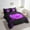 Black Purple, variant on Hippie Football Twin Comforter Set with Sheets - 7 Pieces Neon Soccer Twin Size Bedding Sets,Sports Lover Bed in a Bag with 3D Check Plaid Comforter, Sheets, Pillowcase & Shams