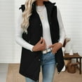 thumbnail image 3 of Ashirexll Puffer Vest Women, Womens Winter Coats, Sleeveless Hooded Puffer Jacket Lightweight Quilted Winter Warm Zip Up Long Coat, 3 of 6