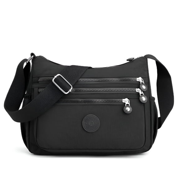 GASTROPOD Ladies Shoulder Bag Cross Body Messenger Multi Pocket Nylon Holiday Handbag Tote