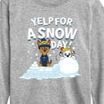 thumbnail image 3 of Paw Patrol - Yelp For Snow Day - Toddler And Youth Long Sleeve Graphic T-Shirt, 3 of 6