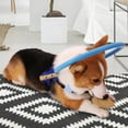 thumbnail image 4 of Anillo de seguridad para perros ciegos, ayuda para el comportamiento de las mascotas, protección para perros, alas de ángel, color azul (XS), 4 of 9