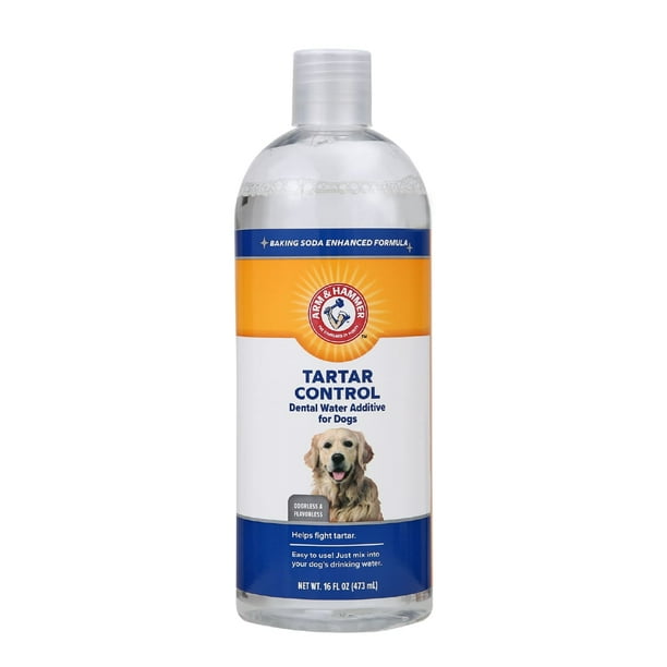 Arm & Hammer Enjuague dental para perro, elimina el mal aliento, combate el sarro y placa, 473ml ARM & HAMMER FFP5952