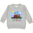 thumbnail image 2 of Inktastic I Love Trains Toddler Sweatshirt, 2 of 4