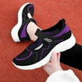 thumbnail image 5 of NOKIO Women'S Breathable Sports Sneakers Women'S Walking Shoes Women's Soft Orthopedic Shoes Breathable Woven Go Walking Slip On Foam Shoes Arch Support Hands Slip In Sneakers, 5 of 8