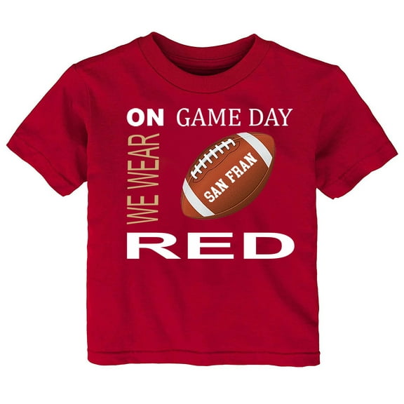 Future Tailgater On Game Day Infant Toddler Youth T-Shirt for San Francisco Fans