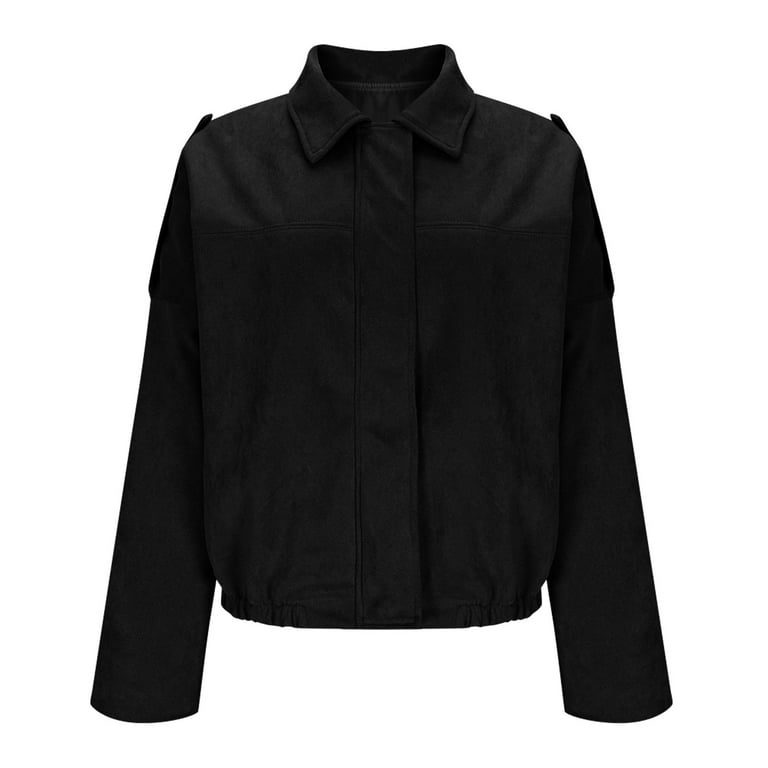knee length dresses for ladies Buy Women's Black Leather Short Jacket