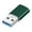 Dark Green, variant on C Adapter to USB | Type C to USB a Converter | USB C Female to USB Male, Superspeed Data Transfer & Fast Charging, Compatible for PC Laptop